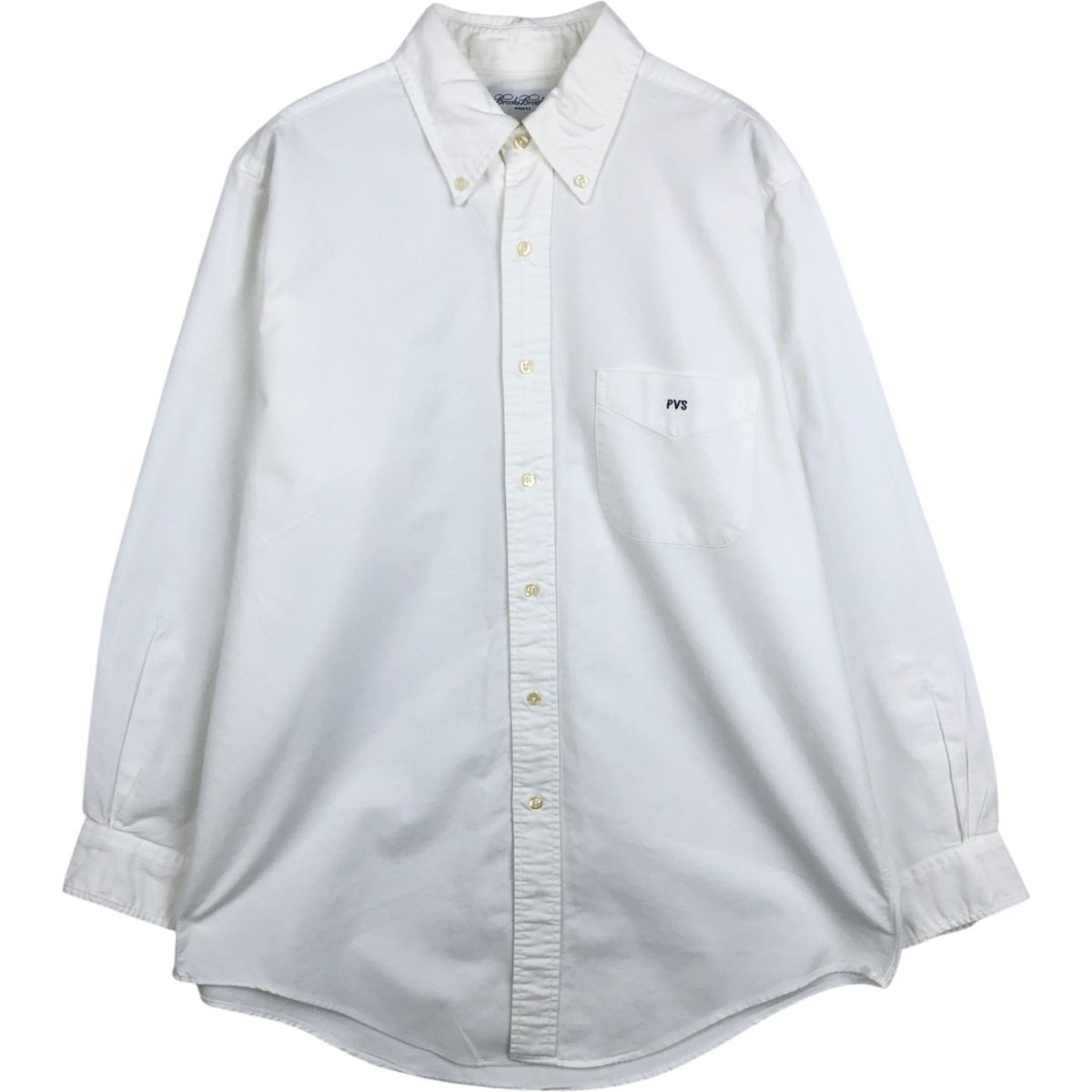 古着 ブルックスブラザーズ Brooks Brothers 長袖 ボタンダウンシャツ USA製 メンズL相当 オックスフォード/eaa651970
