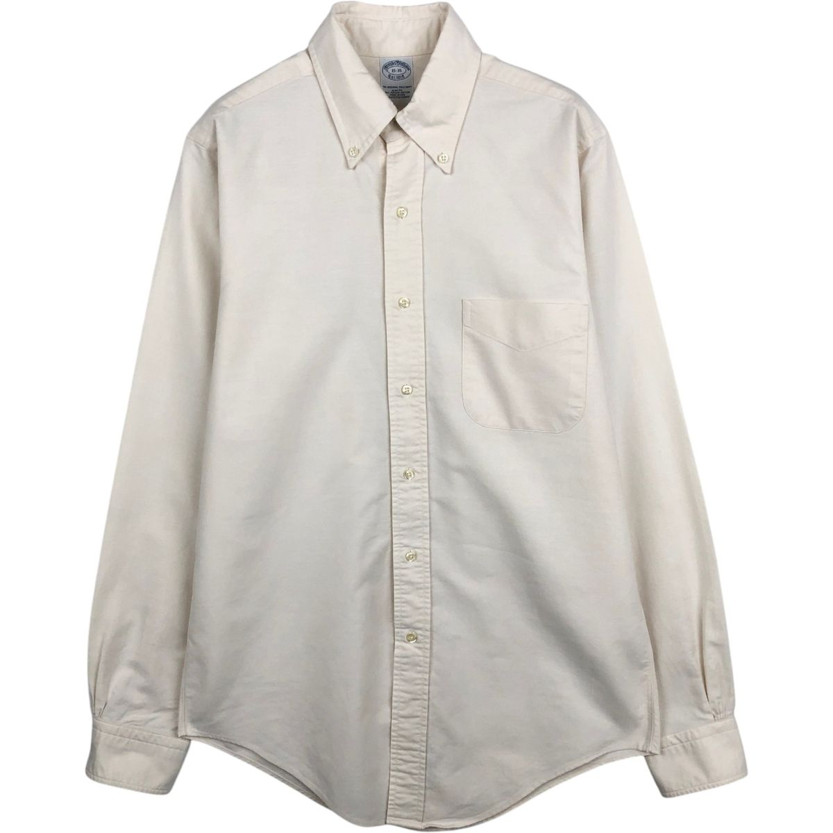 古着 80~90年代 ブルックスブラザーズ Brooks Brothers Est.1818 SLIM FIT 長袖 ボタンダウンシャツ USA製 メンズM相当/eaa651973