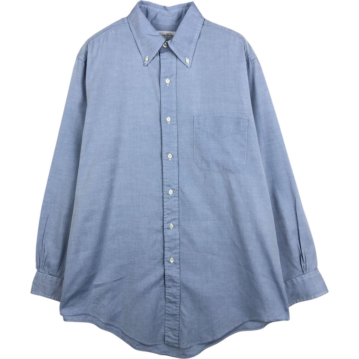 古着 ブルックスブラザーズ Brooks Brothers 長袖 ボタンダウンシャツ USA製 メンズM相当/eaa651974