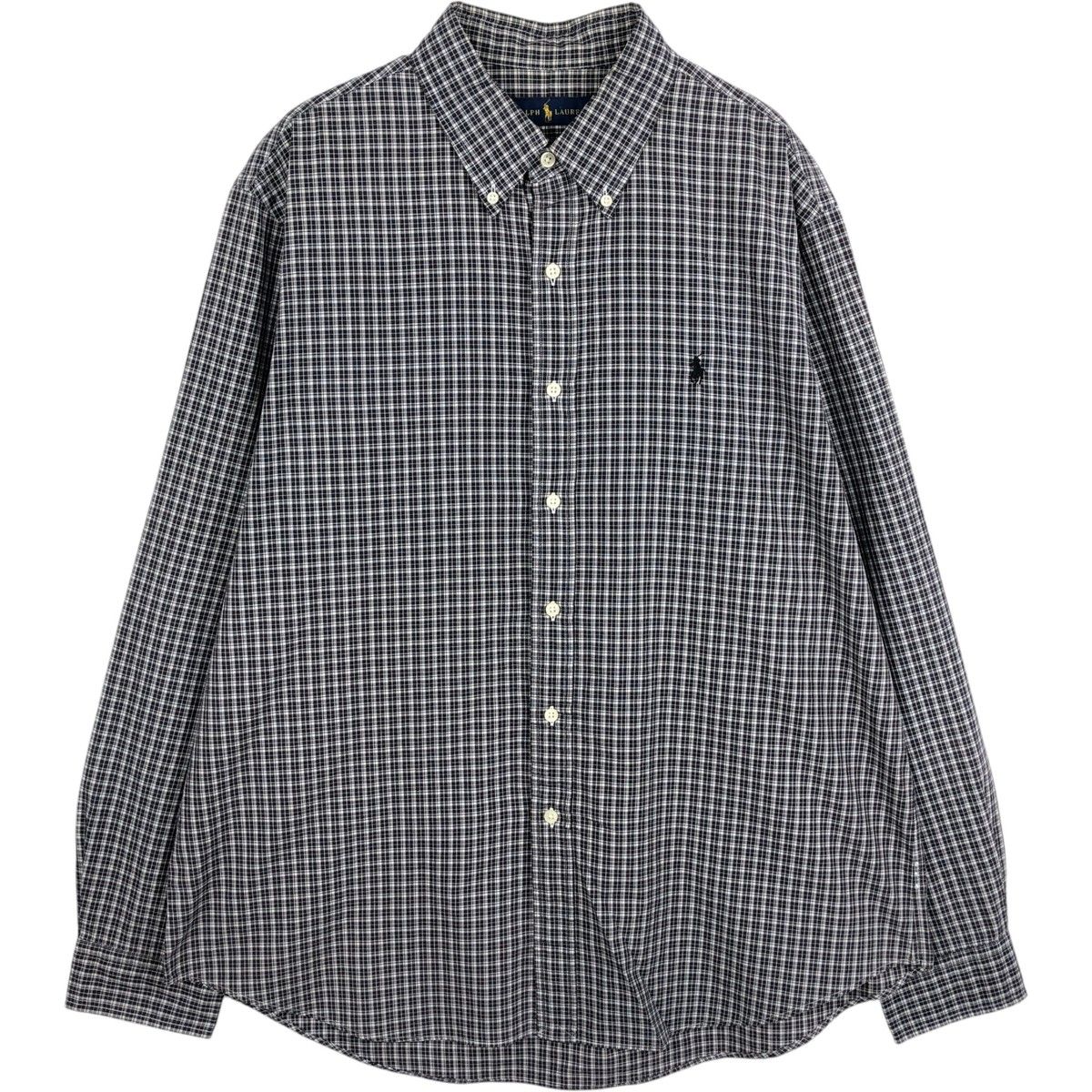 古着 ラルフローレン Ralph Lauren RALPH LAUREN 長袖 ボタンダウンチェックシャツ メンズXL相当/eaa495522
