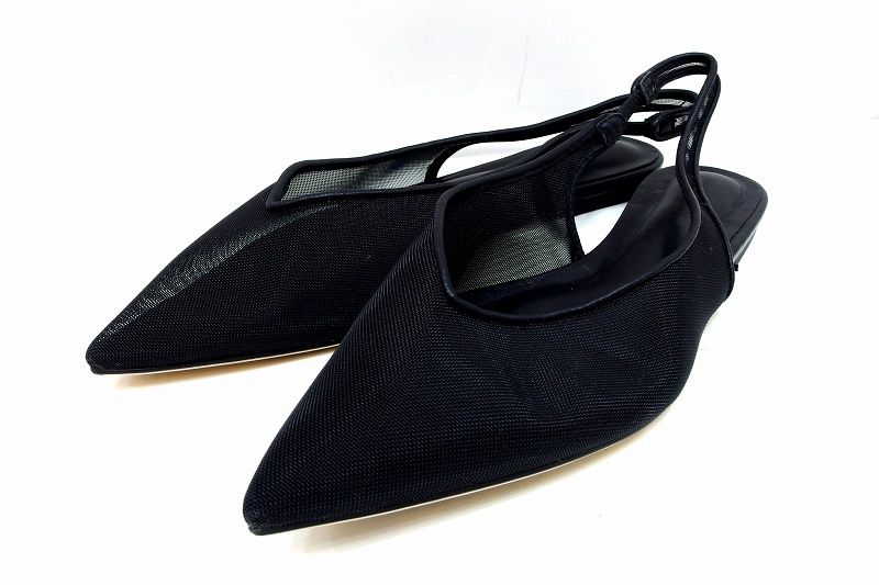 【232786】 【TONY BIANCO トニービアンコ】 メッシュJAZZスリングバックパンプス Size 7