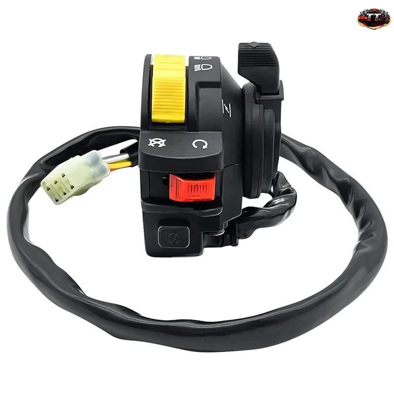 専用モーターサイクルハンドルバースタートストップヘッドライトスイッチ 37400-27H00 ATV OZARK 250 LT-F250 2002-2014