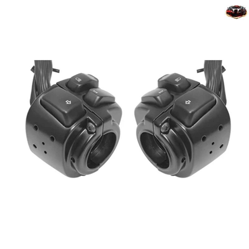 XL883スポーツスターダイナVロッドソフテイル専用ハンドルバーターンシグナルコントロールスイッチ1インチ25mm