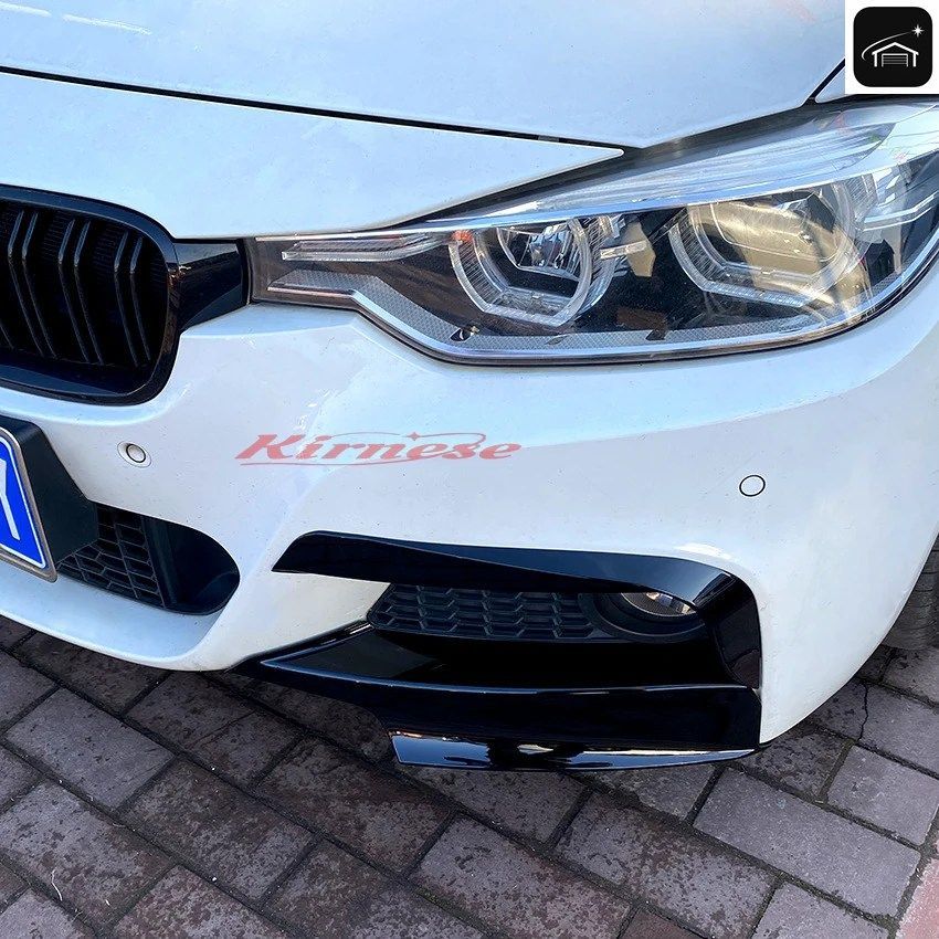 フロントバンパースプリッッタートリムキット フォグランプカバー カナード BMW F30 F31 F35 320I 328I 330I 335I 340I 316D M SPORT 2012- フロントバンパースプリッッタートリムキット フォグランプカバー カナード BMW F30 F31 F35 320I 328I 330I 335I 340I 316D M SPORT 2012-