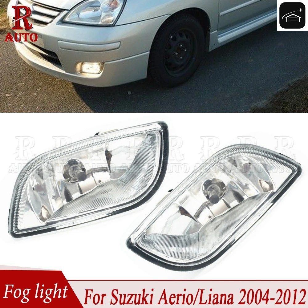 フロントバンパーフォグランプ表示 フォグライト デイライトフォグランプ AERIO/LIANA 2004-2012 SX4 2006-2014 セダン カスタムパーツ