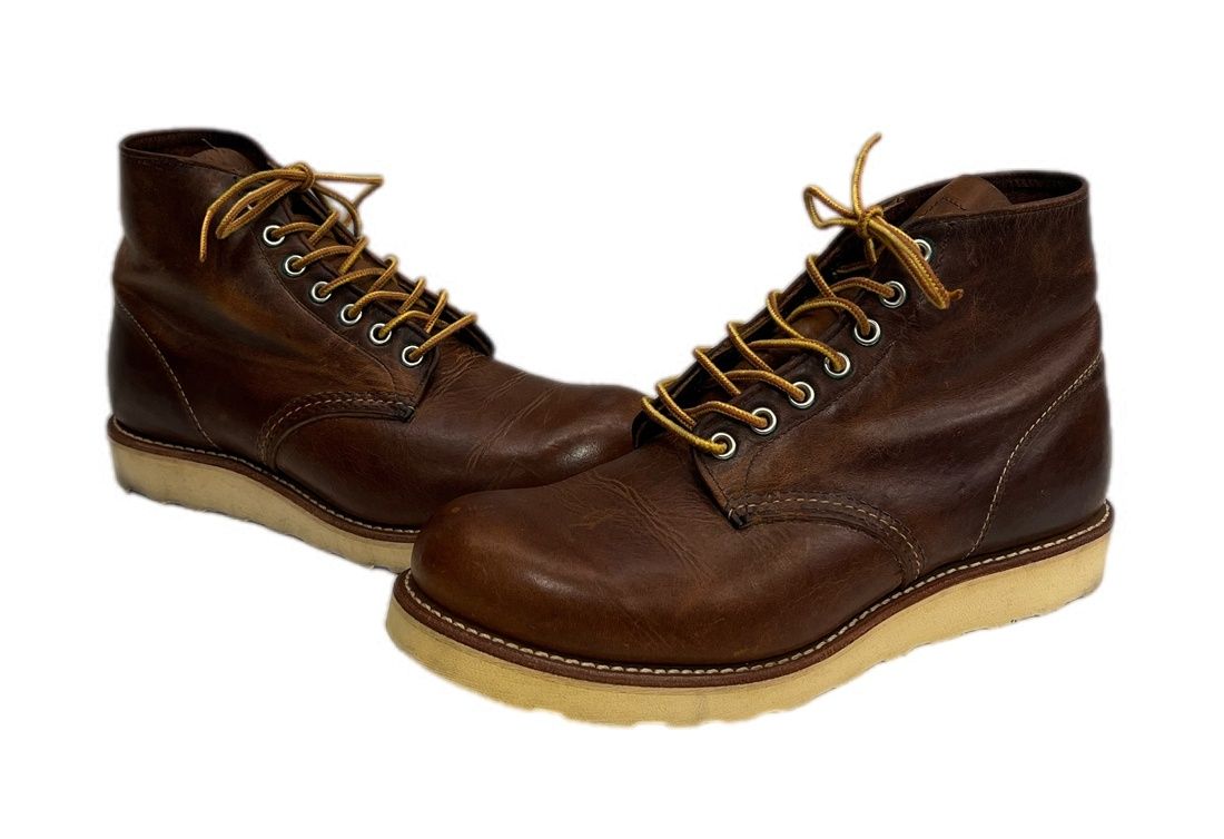 レッドウィング RED WING 6inch CLASSIC ROUND 6インチ クラシックラウンド Copper Rough & Tough カッパー・ラフアンドタフ 茶 9111 メンズ靴 ブーツ ワーク ブラウン 26.5cm 101sh-2706