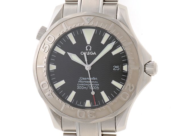 OMEGA オメガ シーマスター プロフェッショナル 2230.50.00 腕時計 ステンレススチール ブラック文字盤 自動巻き メンズ【中古】472