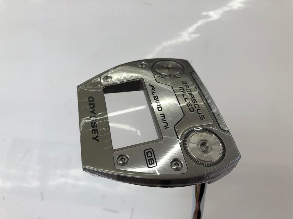 オデッセイ　DAMASCUS MILLED JAILBIRD MINI DB　パター　中古　ゴルフドゥ！吹上店【最短即日発送】