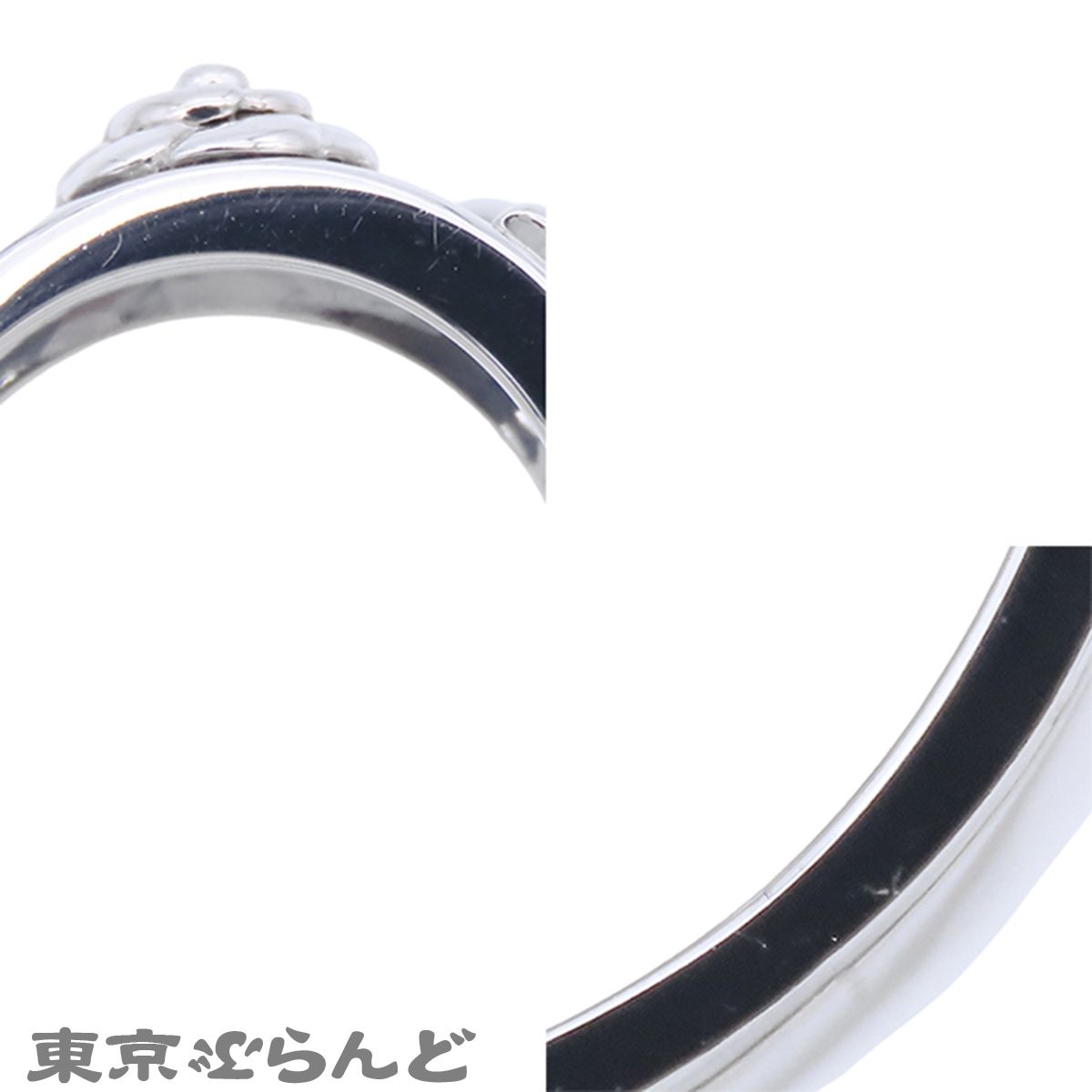 シャネル CHANEL スリーシンボル リング ホワイトゴールド K18WG