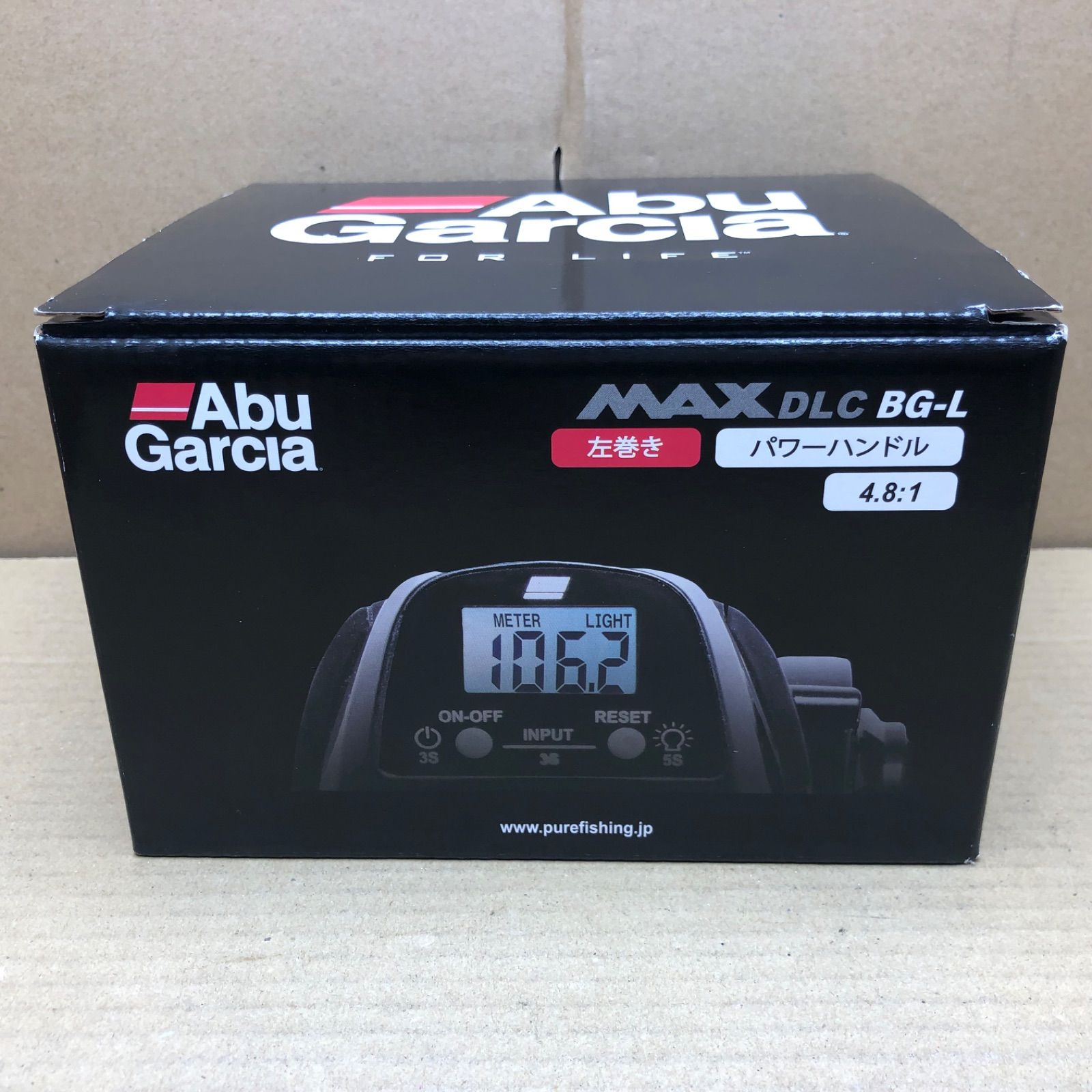 AbuGarcia (アブガルシア) MAX DLC BGーL 左巻き 深溝 パワーハンドル