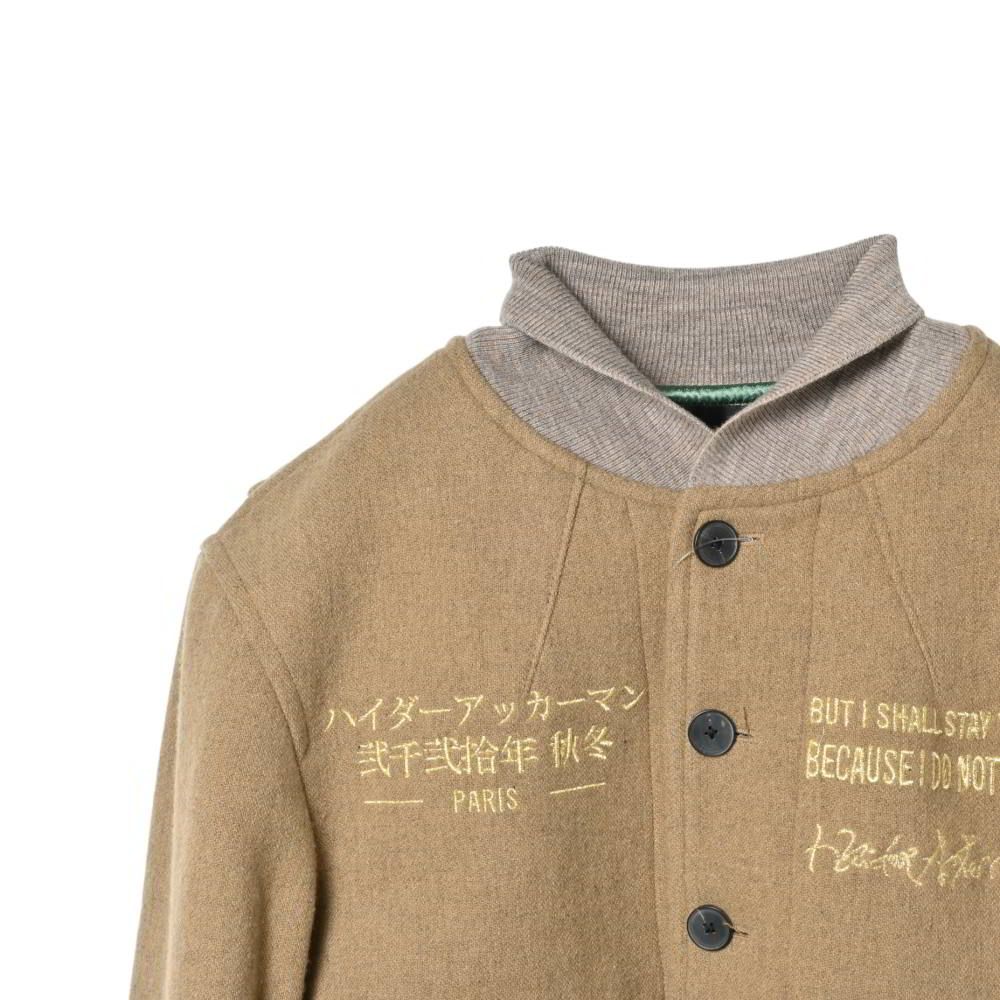 Haider Ackermann エンブロイダリー アビエイター ジャケット Haider Ackermann エンブロイダリー アビエイター ジャケット ブルゾン