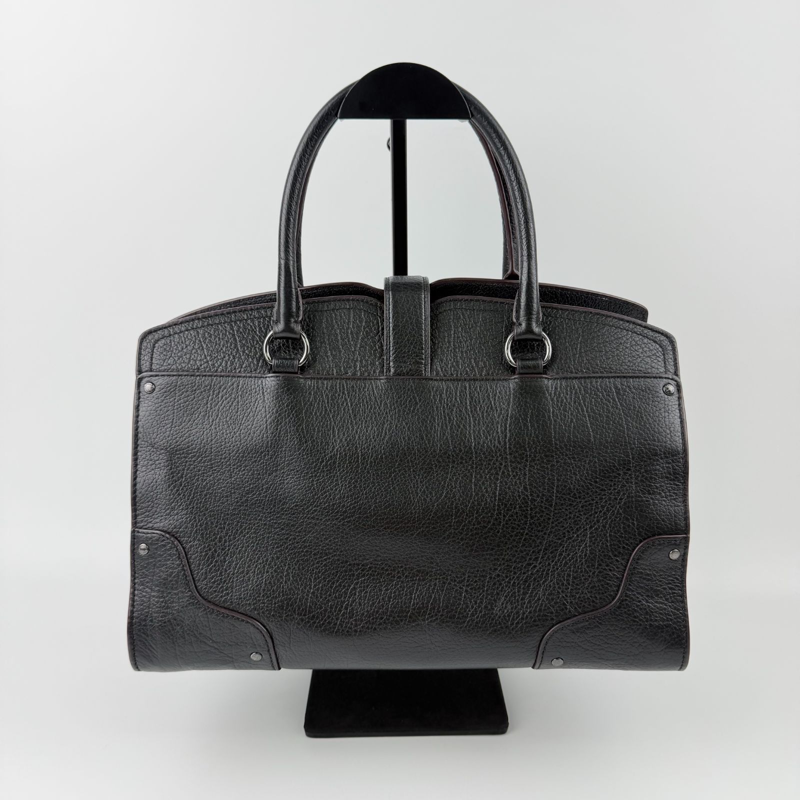 中古】COACH コーチ パッチワーク サッチェル ハンドバッグ デニム 