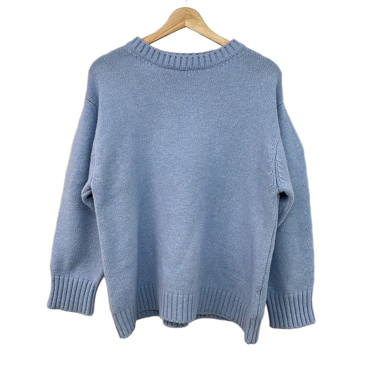 OBLI(オブリ) 長袖セーター レディース美品 - ライトブルー