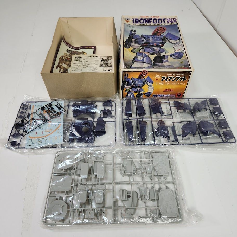 【未開封品】1/48 アイアンフット　ブロックヘッド　太陽の牙ダグラム　タカラ