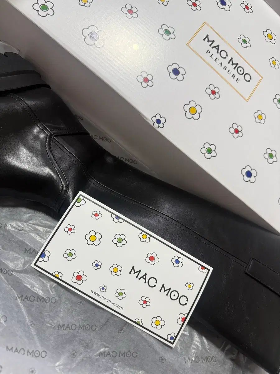 MACMOC (マクモク) Zoey シック ストリート ロングブーツ 5.5cm ブラック 240