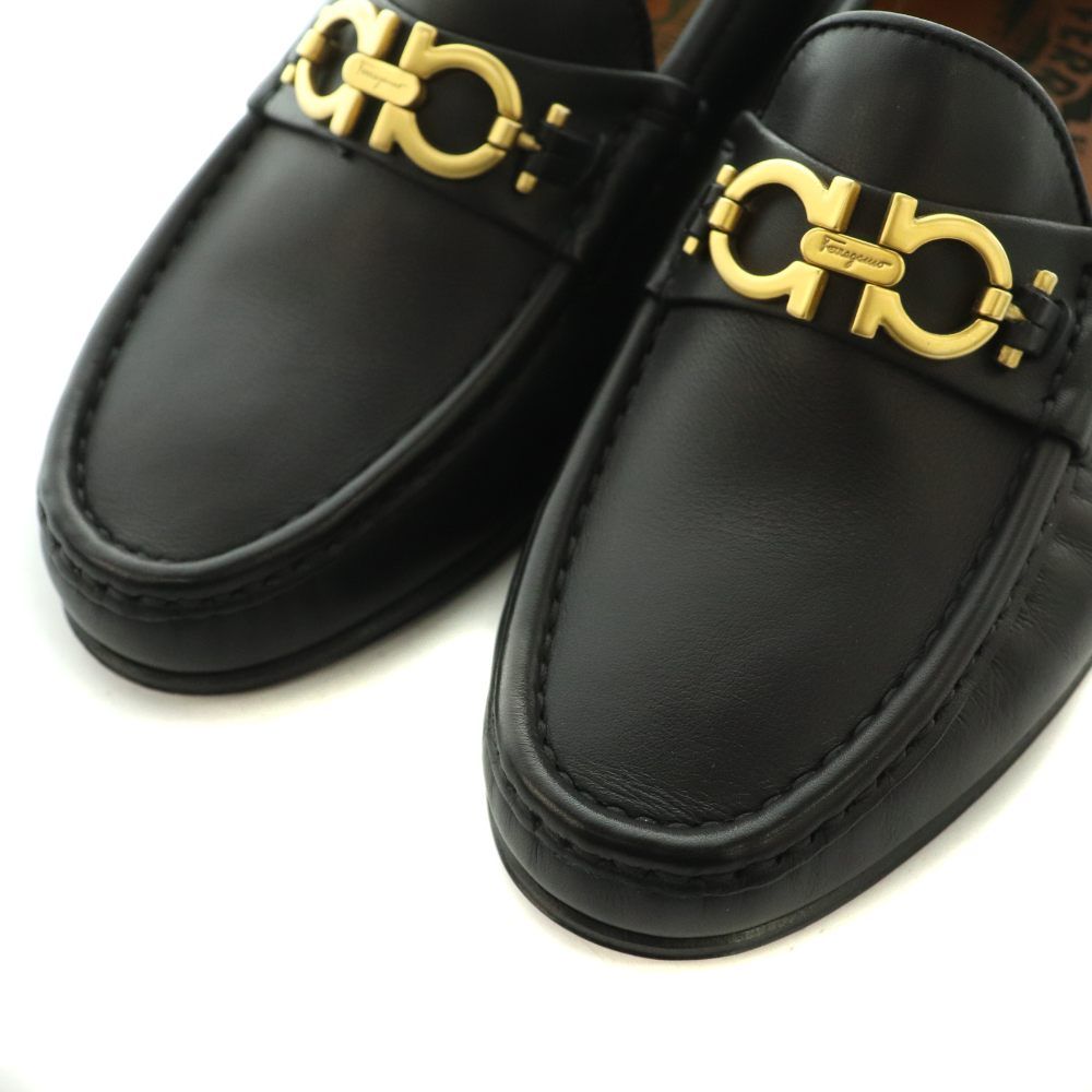 サルヴァトーレフェラガモ Salvatore Ferragamo ガンチーニビットローファー モカシン 5EE 黒 ブラック /SS ■OS ■GY62 サルヴァトーレフェラガモ Salvatore Ferragamo ガンチーニビットローファー モカシン 5EE 黒 ブラック /SS ■OS ■GY62