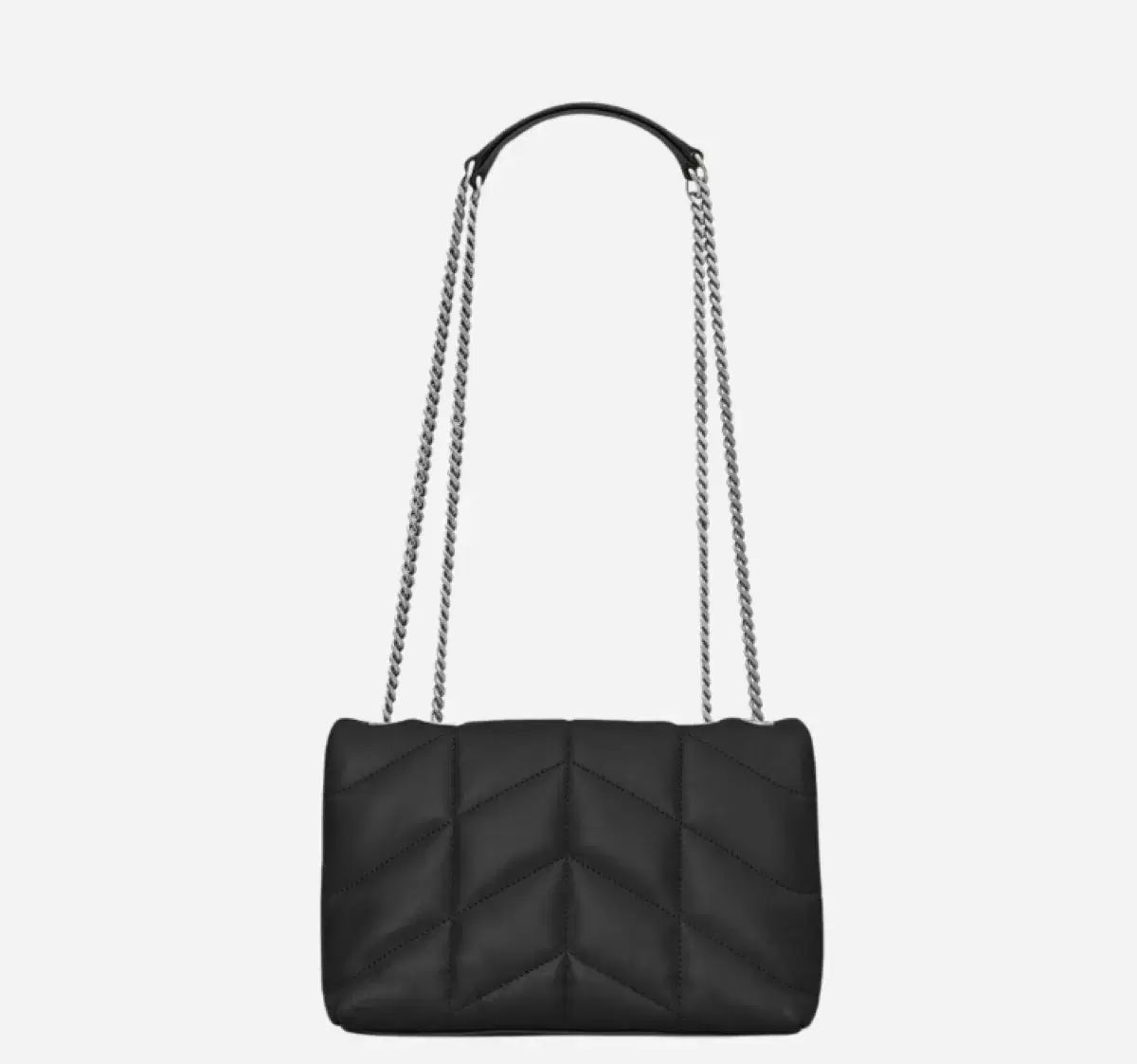 Saint Laurent サンローラン 759337 ラムスキン パファー トイバッグ ブラック Saint Laurent サンローラン 759337 ラムスキン パファー トイバッグ ブラック