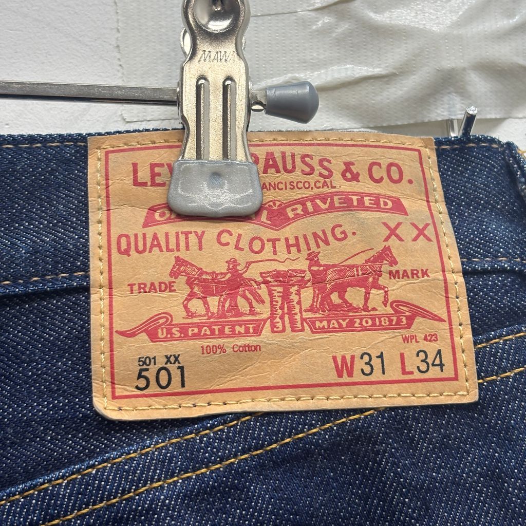 LEVI’S VINTAGE CLOTHING リーバイスビンテージクロージング 501XX 1966 Model デニムパンツ PC9-66501-0146 インディゴ size:W31 L34【中目黒B06】
