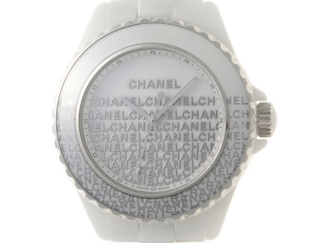 CHANEL シャネル J12 ウォンテッド ドゥ シャネル H7419 腕時計 セラミック/ステンレススチール ホワイト文字盤 クオーツ レディース【中古】472