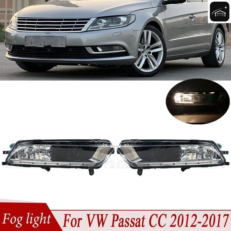 フォグランプ フロントバンパー カーライト フォグランプ 出現スタイリング VW パサート CC 2012 - 17 3C8941699 3C8941700 カスタム パー