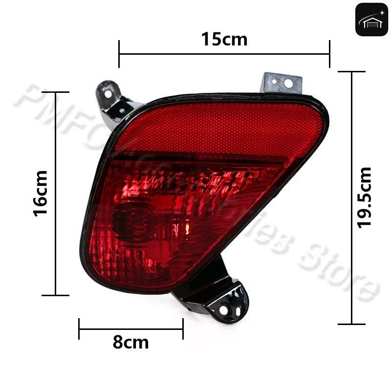 リアバンパーブレーキランプ、バックランプ、ストップ警告灯、三菱エクリプスクロス 2017 2018 2019 8337A153 8336A182 カスタムパーツ