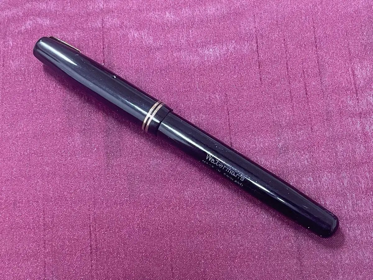 ウォーターマン　C/F 万年筆　ペン先18K WATERMAN C/F ウォーターマン万年筆 ペン先18K 750 PLAOUE OR G MADE