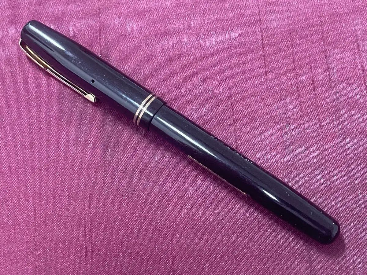 ウォーターマン 万年筆 503 ブラック GT レバーフィラー 14K EFニブ