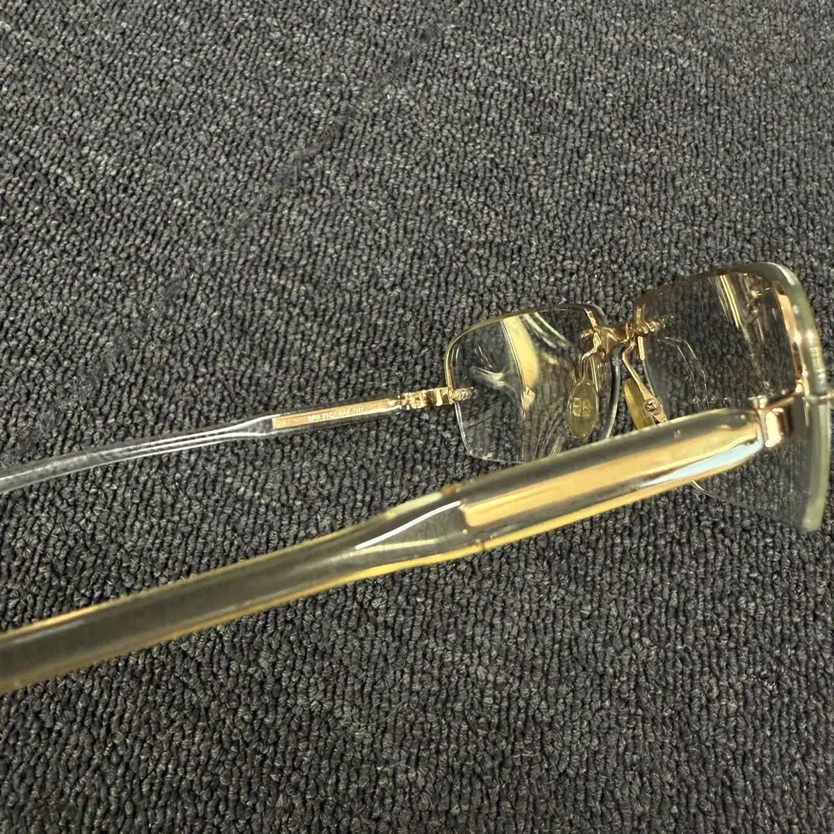 プラダ 00s 白 GOLD サングラス メガネ