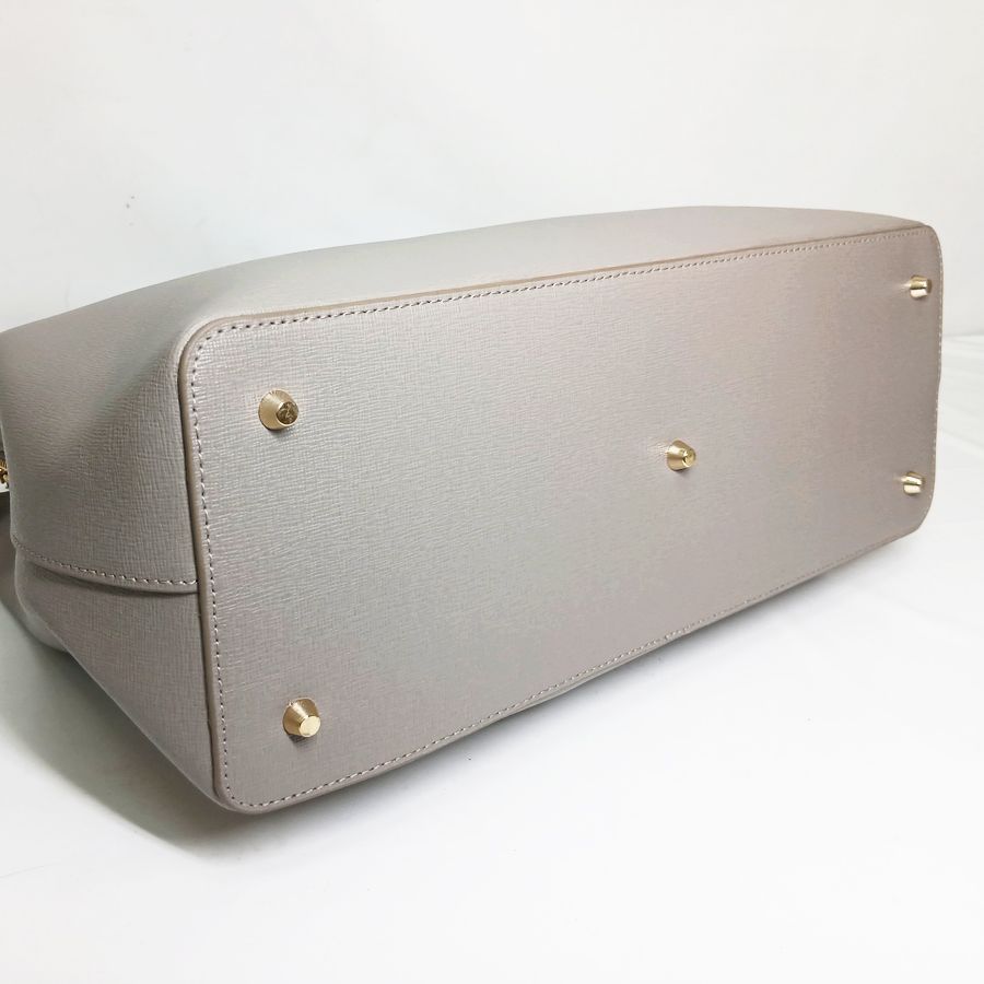 ※併売商品※◆中古状態良好◆FURLA【フルラ】ショルダートートバッグ レザー グレージュ レディース M1867 ※併売商品※◆中古状態良好◆FURLA【フルラ】ショルダートートバッグ レザー グレージュ レディース M1867