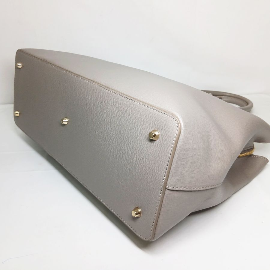 ※併売商品※◆中古状態良好◆FURLA【フルラ】ショルダートートバッグ レザー グレージュ レディース M1867 ※併売商品※◆中古状態良好◆FURLA【フルラ】ショルダートートバッグ レザー グレージュ レディース M1867