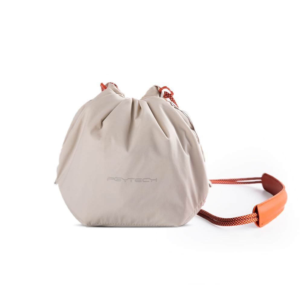 PGYTECH OneGo Drawstring カメラバッグ ショルダー おしゃれ 巾着型 手提げ/ショルダー カメラケース カメラポーチ ドローストリングバッグ 旅行/アウトドア撮影用バッグ 保護 コンパクト(アイボリー)t 403f2637 PGYTECH OneGo Drawstring カメラバッグ ショルダー おしゃれ 巾着型 手提げ/ショルダー カメラケース カメラポーチ ドローストリングバッグ 旅行/アウトドア撮影用バッグ 保護 コンパクト(アイボリー)t 403f2637