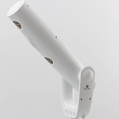 [三ッ谷電機] ペットドライヤー 犬用 ハンズフリー ペティオン ドライヤー スリム 自立型 犬用 角度調整 高さ調整 風量調整t 0cfa8694