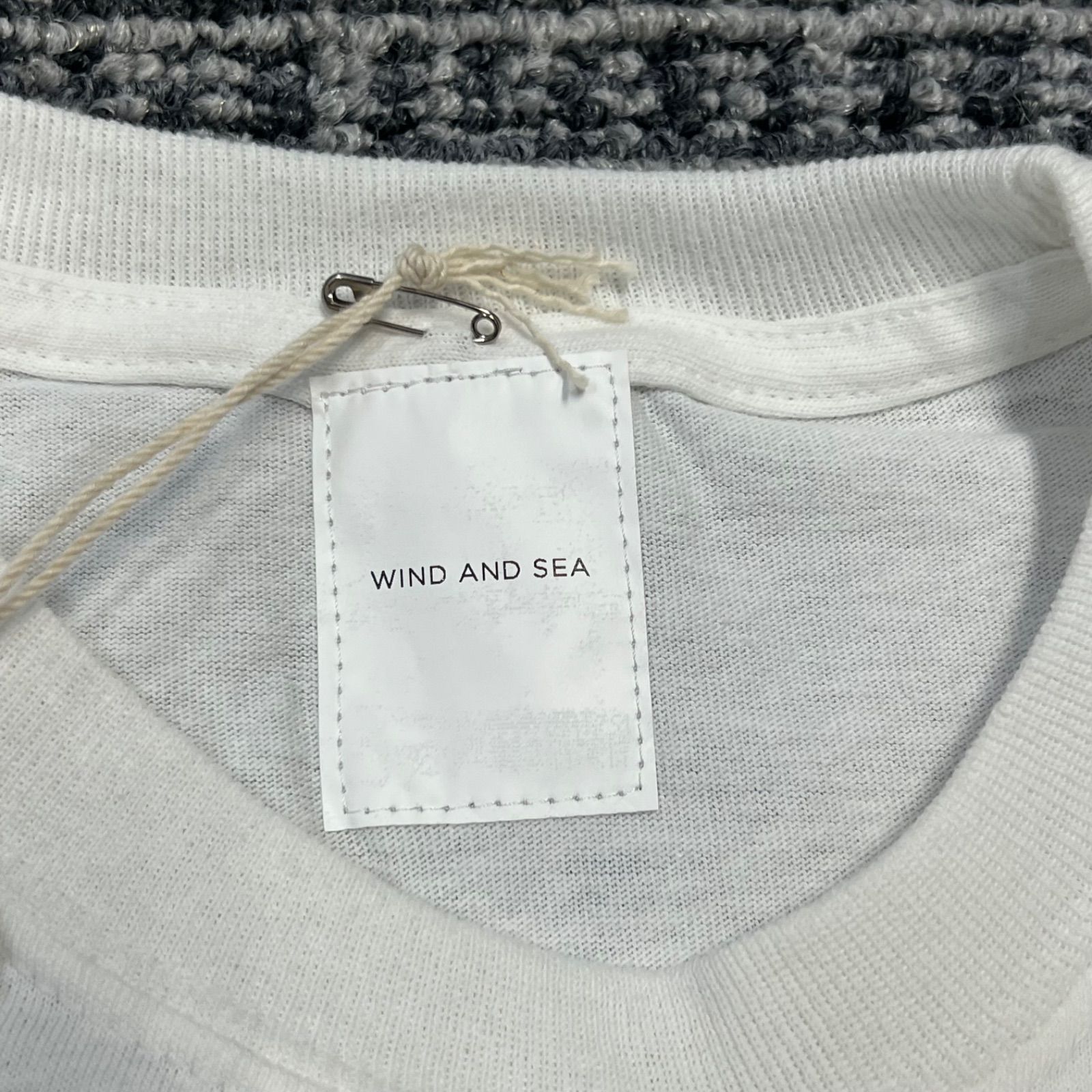 参考上代9,350円 未使用品 WIND AND SEA バックプリントロングスリーブ 