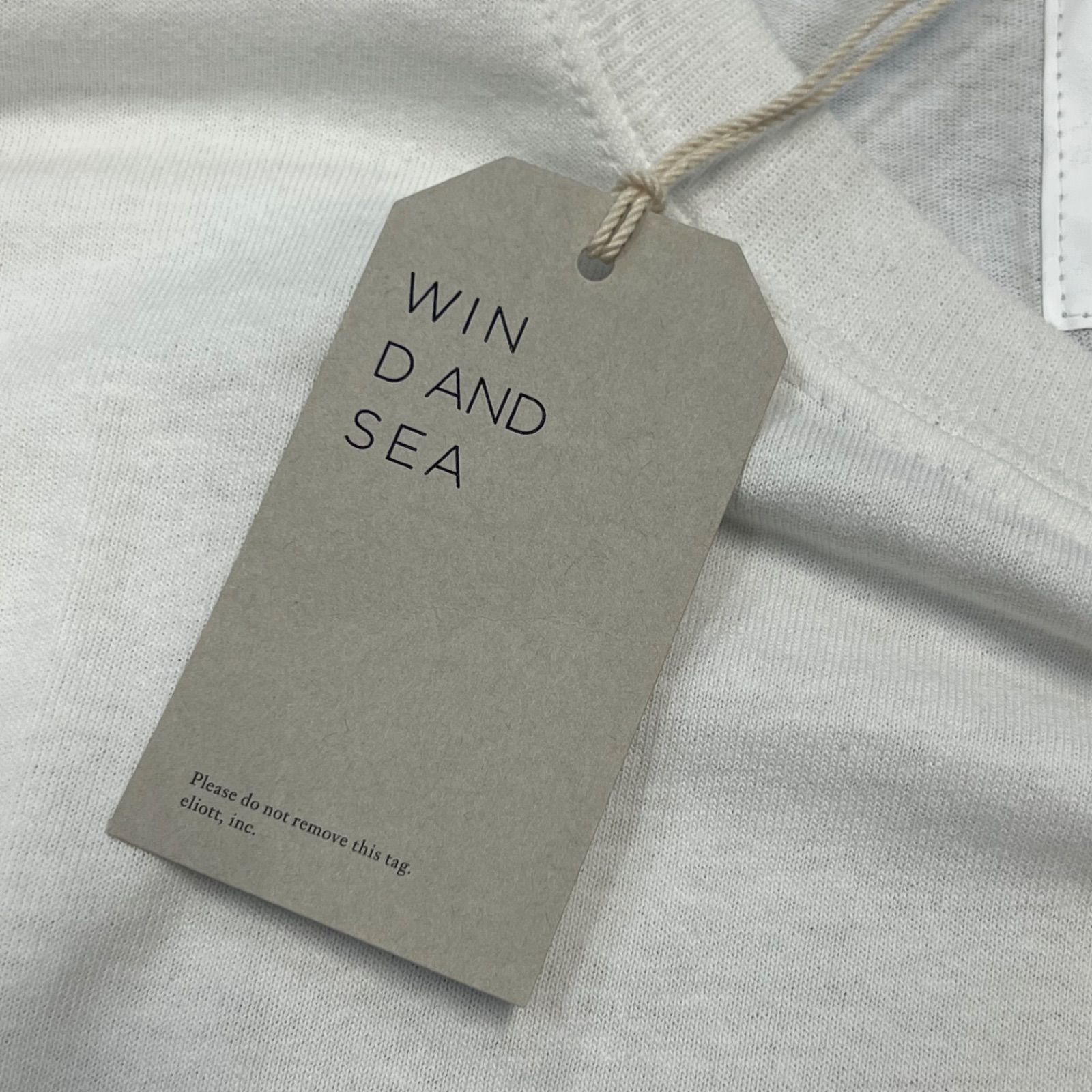 参考上代9,350円 未使用品 WIND AND SEA バックプリントロングスリーブ 
