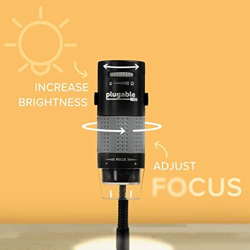 Plugable USB 2.0 マイクロスコープ デジタル顕微鏡(200万画素 10倍 250倍)- 取り外し可能観察プレート付、Windows、macOS、Linux、iPad などで使用可能★m 2270b8e9 Plugable USB 2.0 マイクロスコープ デジタル顕微鏡(200万画素 10倍 250倍)- 取り外し可能観察プレート付、Windows、macOS、Linux、iPad などで使用可能★m 2270b8e9