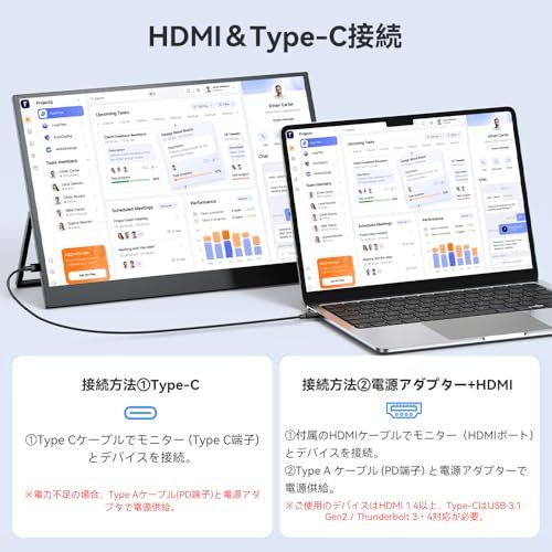UPERFECT モバイルモニター 17.3インチ HDR対応 IPS非光沢 125%sRGB 1000:1コントラスト ブルーライト低減 大画面 サブモニター 在宅勤務 ビジネス用 リモートワーク向け USB Type-C/Mini HDM 9a302c5d UPERFECT モバイルモニター 17.3インチ HDR対応 IPS非光沢 125%sRGB 1000:1コントラスト ブルーライト低減 大画面 サブモニター 在宅勤務 ビジネス用 リモートワーク向け USB Type-C/Mini HDM 9a302c5d