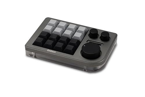 KB16 マクロメカニカルキーボードアルミニウム製/片手キーボード/RGB VIA ホットスワップ プログラム機能対応可能/16キー/Ps Pr LrC Blenderなどのソフトに利用可能 (グレー)★m 1bb61f24