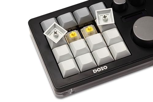 KB16 マクロメカニカルキーボードアルミニウム製/片手キーボード/RGB VIA ホットスワップ プログラム機能対応可能/16キー/Ps Pr LrC Blenderなどのソフトに利用可能 (グレー)★m 1bb61f24