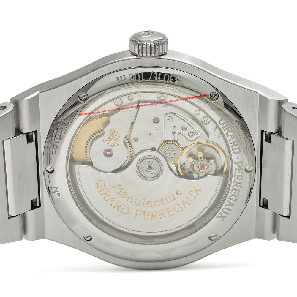 ロレアート 42mm グリーン 箱・2023年国内正規保証書付き Ref.81010-11-3153-1CM 中古品 メンズ 腕時計