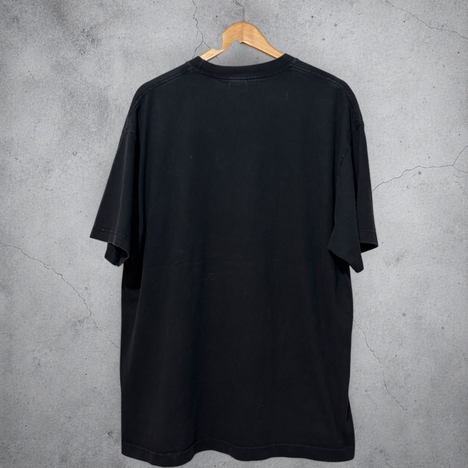 00s AC/DC THUNDER S/S TEE BLK XL エーシー・ディーシー サンダー ヘヴィメタル バンドT 半袖Tシャツ 黒 雷 古着