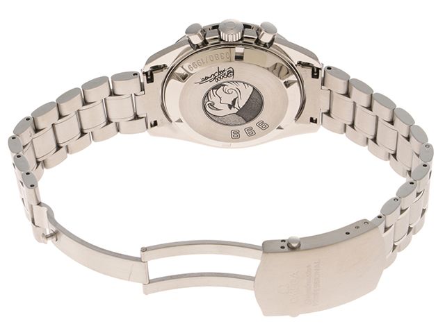 OMEGA オメガ スピードマスター 銀河鉄道999 3571.50.00 腕時計 ステンレススチール ブラック文字盤 手巻き メンズ【中古】472
