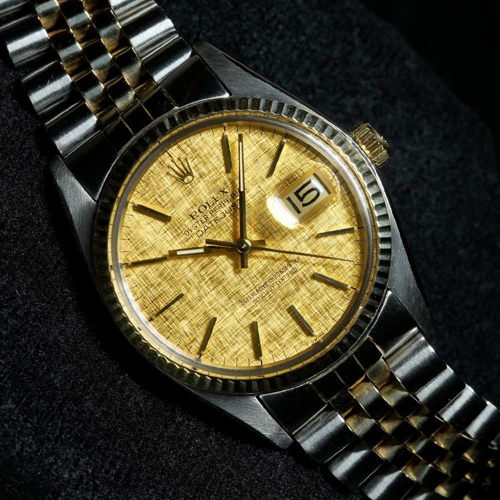 ROLEX デイトジャスト シャンパンモザイク 1978年頃製造 Ref.16013 アンティーク品 メンズ 腕時計