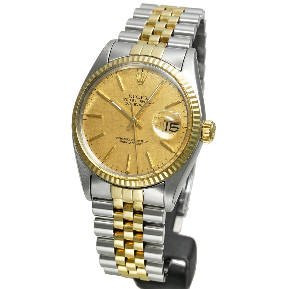 ROLEX デイトジャスト シャンパンモザイク 1978年頃製造 Ref.16013 アンティーク品 メンズ 腕時計