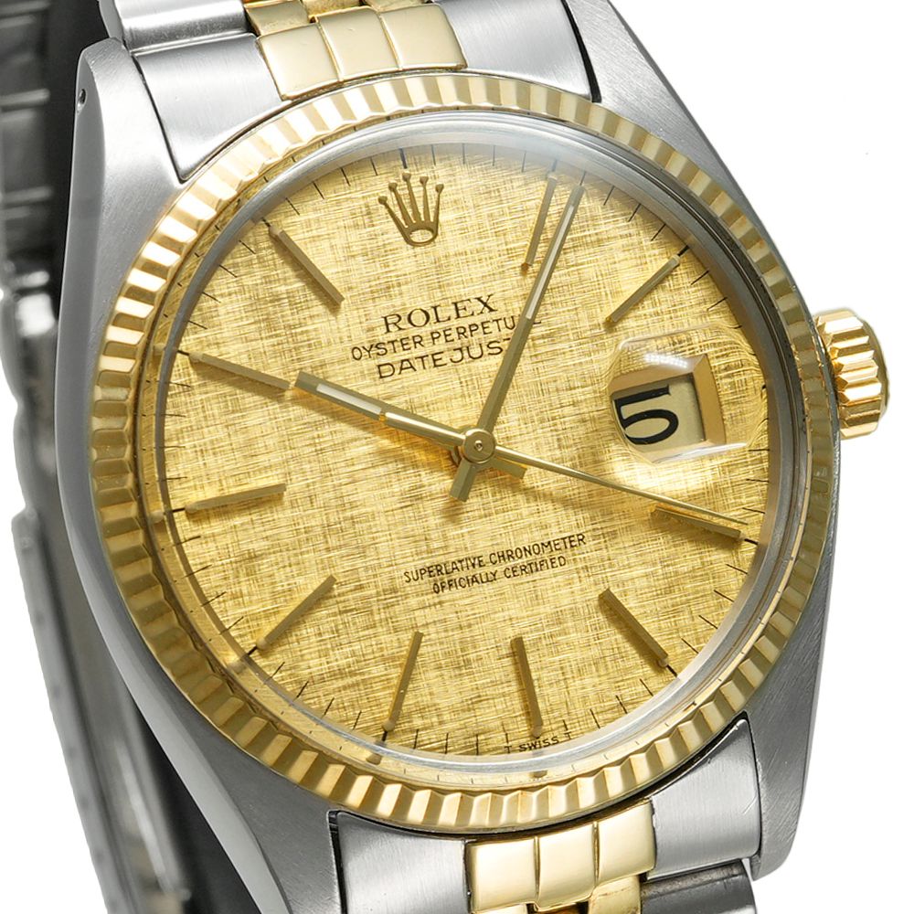 ROLEX デイトジャスト シャンパンモザイク 1978年頃製造 Ref.16013 アンティーク品 メンズ 腕時計