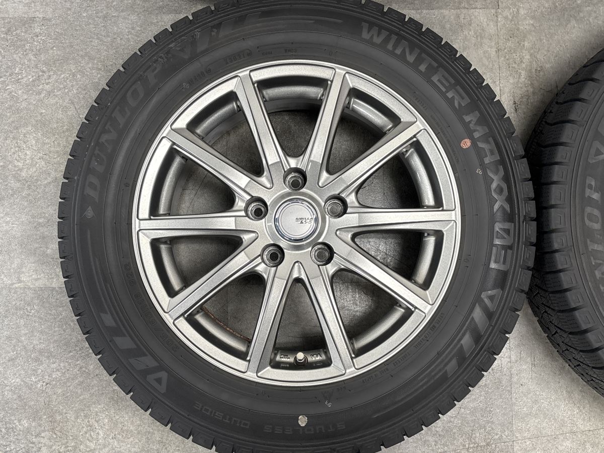 バリ溝】シビラネクスト GS-5 16in 6.5J +38 PCD114.3 ダンロップ