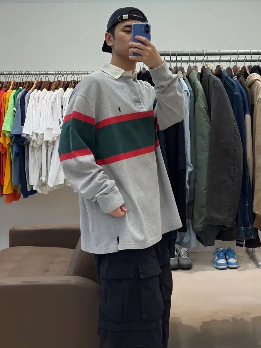 90年代 ポロ ラルフローレン ラグビーシャツ