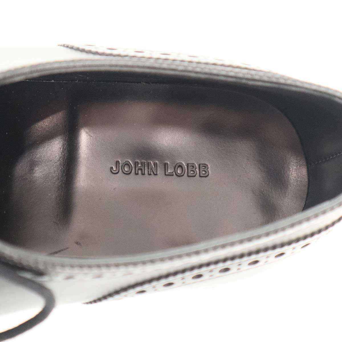 JOHN LOBB ジョン ロブ Hayle ヘイル ウィングチップレザーシューズ ブラック 8E JOHN LOBB ジョン ロブ Hayle ヘイル ウィングチップレザーシューズ ブラック 8E
