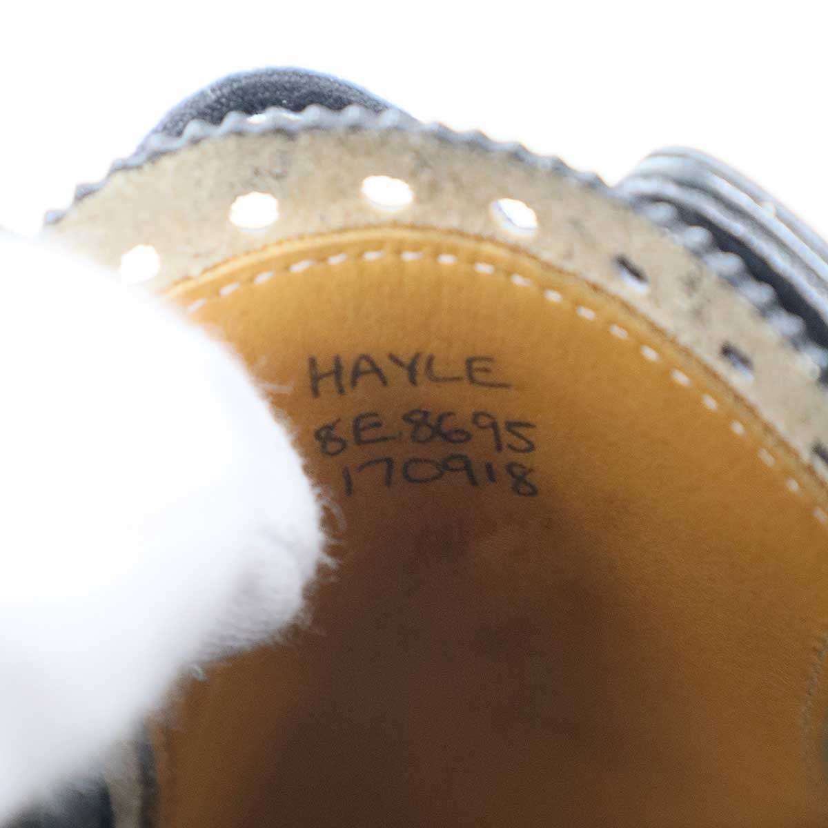 JOHN LOBB ジョン ロブ Hayle ヘイル ウィングチップレザーシューズ ブラック 8E JOHN LOBB ジョン ロブ Hayle ヘイル ウィングチップレザーシューズ ブラック 8E