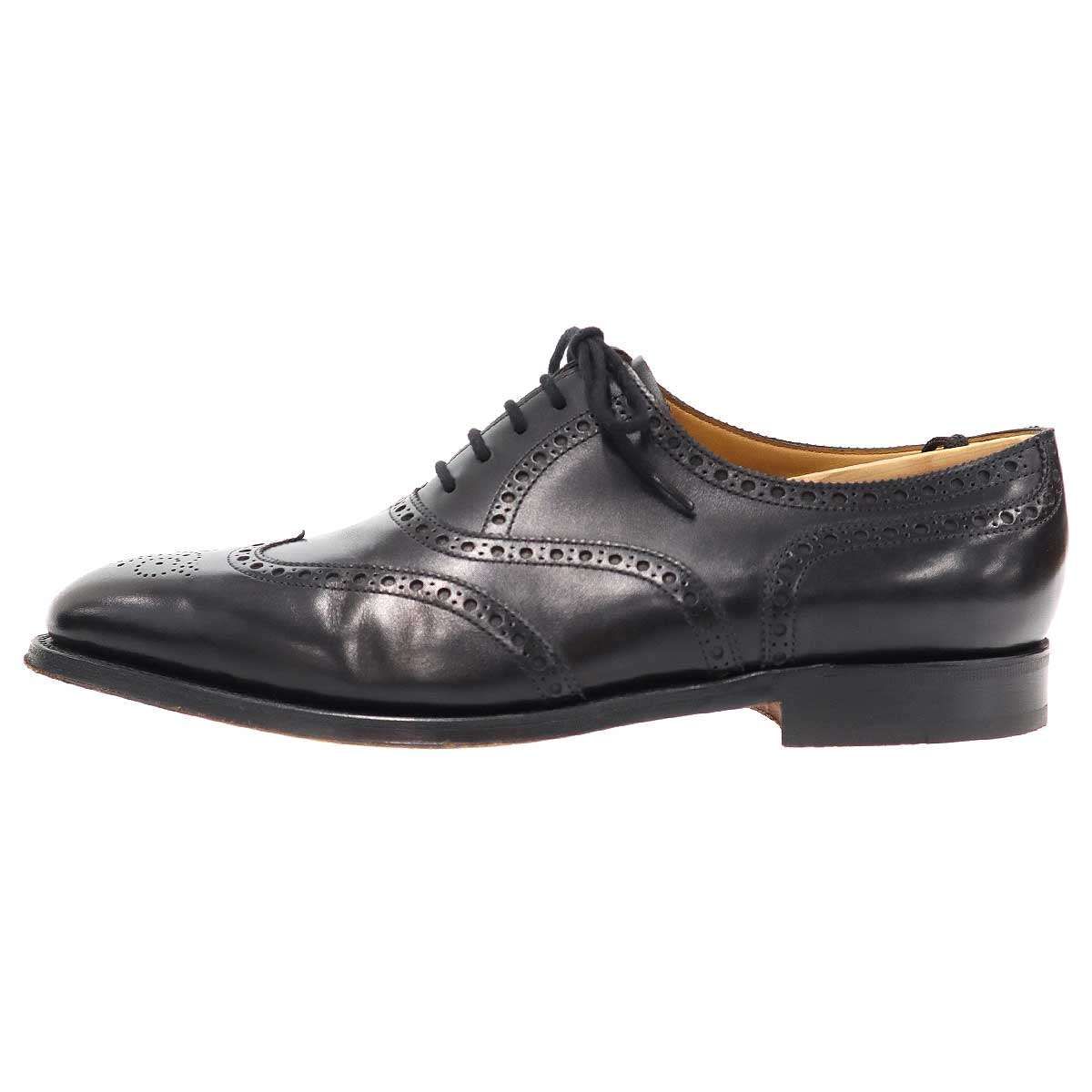 JOHN LOBB ジョン ロブ Stowey ストーウェイ ウィングチップレザーシューズ ブラック 8E