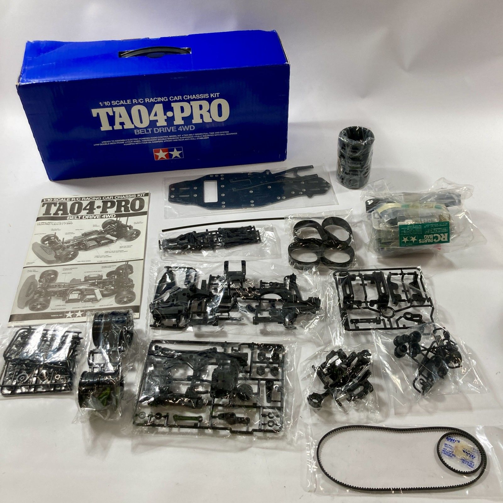 ★ TAMIYA タミヤ TA04-PRO ブルーコレクション 1/10スケール電動ラジコンカーシャーシキット 未検品 現状品